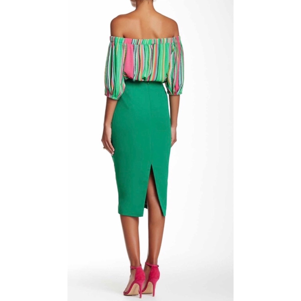 TOV Side Ruffle Skirt - Picture 2 of 3